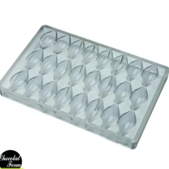 Chocolat Form Moule Chocolat Fève Cacao 47,5 mm (x24)* Moules À Chocolat