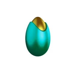 POP CHOCOLAT Moule Chocolat Oeuf Bicolore 6.9 cm (x4)* Moules À Chocolat