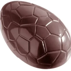 CHOCOLATE WORLD Moule Chocolat Oeuf Craquelé 11,7 cm (x3)* Moules À Chocolat