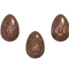 CHOCOLATE WORLD Moule Chocolat Oeuf Motifs Pâques 3,3 cm (x24)* Moules À Chocolat