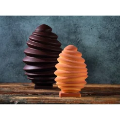 PAVONI Moule Chocolat Oeuf Pagoda 9,8 x 9,8 cm x H 15,1 cm (x2)* Moules À Chocolat