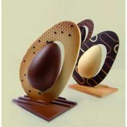 PAVONI Moule Chocolat Oeuf Penché 13 x 9 cm x H 20 cm (x2)* Moules À Chocolat