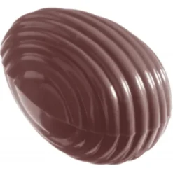 CHOCOLATE WORLD Moule Chocolat Oeuf Rayé 3.2 cm (x32)* Moules À Chocolat