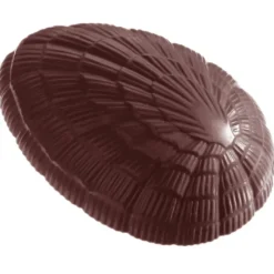 CHOCOLATE WORLD Moule Chocolat Oeuf Strié 87 mm (x6)* Moules À Chocolat