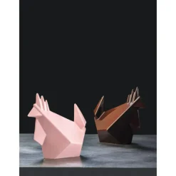 PAVONI Moule Chocolat Poule Origami 17 x 10,5 cm x H 15 cm (x2)* Moules À Chocolat