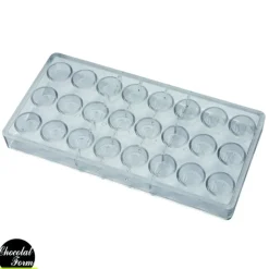 Chocolat Form Moule Chocolat Praline Ronde Fève 2,8 x 1,3 cm (x24)* Moules À Chocolat