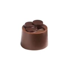 POP CHOCOLAT Moule Chocolat Pralines Cylindriques Escalier Ø 25 mm (x28)* Moules À Chocolat