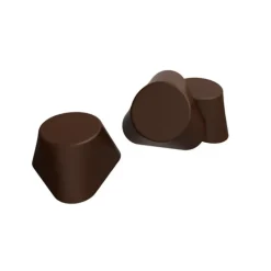 POP CHOCOLAT Moule Chocolat Pralines Tricone 32 mm (x24)* Moules À Chocolat