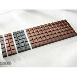CHOCOLATE WORLD Moule Chocolat Tablette 3 Barres (x4)* Moules À Chocolat