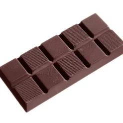 CHOCOLATE WORLD Moule Chocolat Tablette 10 Carrés Striés (x5)* Moules À Chocolat