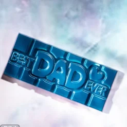 CHOCOLATE WORLD Moule Chocolat Tablette Best Dad Ever (x4)* Moules À Chocolat