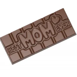CHOCOLATE WORLD Moule Chocolat Tablette Best Mom Ever (x4)* Moules À Chocolat
