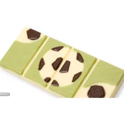 CHOCOLATE WORLD Moule Chocolat Tablette Football 11,4 x 5 cm x H 0,95 cm (x4)* Moules À Chocolat