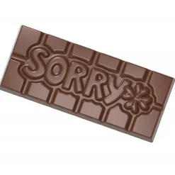 CHOCOLATE WORLD Moule Chocolat Tablette Sorry (x4)* Moules À Chocolat