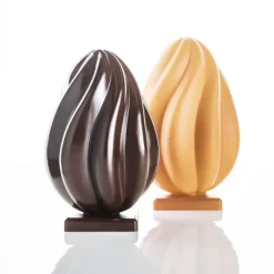 PAVONI Moule Chocolat Œuf Helical Ø 14 x H 21,8 cm (x2)* Moules À Chocolat