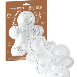 SCRAPCOOKING Moule 3D Chocolat Bonhomme Pain d'Epices* Moules À Chocolat