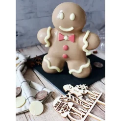 SCRAPCOOKING Moule 3D Chocolat Bonhomme Pain d'Epices* Moules À Chocolat