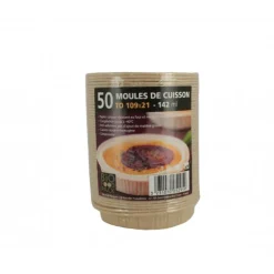 CUISINEADDICT Moule de cuisson papier 109 mm - 142 ml Bio Food Pack* Moules À Gâteaux|Moules En Papier