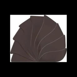 CUISINEADDICT Moule Embout de Bûche 9015 Eventail Droit 9 x 7,5 cm (x6)* Moules À Chocolat