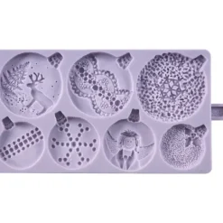 KAREN DAVIES Moule en Silicone 7 Boules de Noël* Moule Silicone