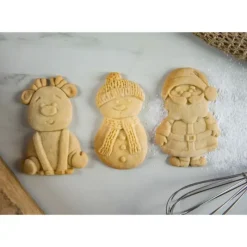 KAREN DAVIES Moule en Silicone 3 Personnages de Noël* Moule Silicone