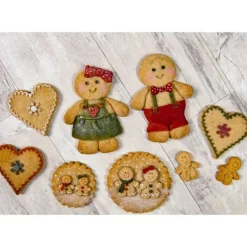 KAREN DAVIES Moule en Silicone Bonhommes Pain d'Épices de Noël* Moule Silicone