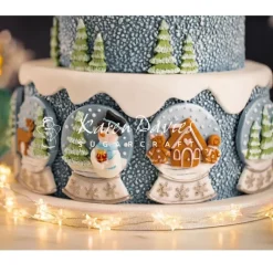 KAREN DAVIES Moule en Silicone Boule à Neige de Noël* Moule Silicone