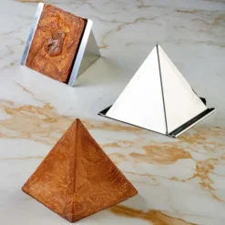 PAVONI Moule Inox Croissant Géométrique Pyramide 8,5 x H 8,5 cm* Moules À Gâteaux