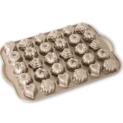 NORDIC WARE Moule Mini Bundt Assortis (x30) Toffee* Moule Anti-adhésif|Moules À Gâteaux