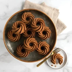 NORDIC WARE Moule Mini Bundt Héritage (x6) Gold* Moule Anti-adhésif|Moules À Gâteaux