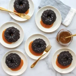 NORDIC WARE Moule Mini Bundt Tourbillon (x6) Gold* Moule Anti-adhésif|Moules À Gâteaux