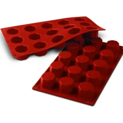 SILIKOMART Moule octogone souple professionnel en silicone 3,8 cm* Moule Silicone