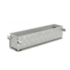 DE BUYER Moule Pâté en Croûte Inox Perforé Pliable 35 x 7 cm x H 7,5 cm* Moules À Gâteaux