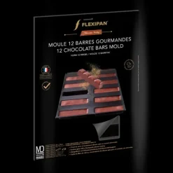 FLEXIPAN DEMARLE Moule Silicone 12 Barres Gourmandes* Moule Anti-adhésif|Moule Silicone