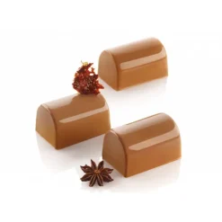 SILIKOMART Moule Silicone 8 Bûchettes 7,5 cm x 5 cm Professional* Moule Silicone|Moules À Gâteaux