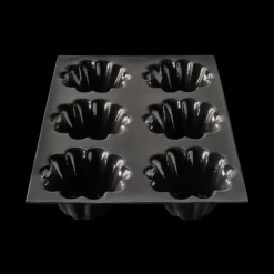 FLEXIPAN DEMARLE Moule Silicone 6 Briochettes Ø 8 cm* Moule Anti-adhésif|Moule Silicone