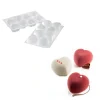SILIKOMART Moule Silicone 8 Coeurs Bombés 6,35 x 6,5 cm 100ml Professional* Moule Silicone