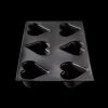 FLEXIPAN DEMARLE Moule Silicone 6 Cœurs Bombés 7,5 x 6,5 cm* Moule Anti-adhésif|Moule Silicone