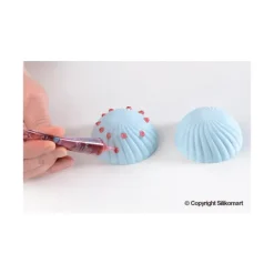 SILIKOMART Moule Silicone 6 Demi Sphères Vrillées Ø 75 mm Professional* Moule Silicone