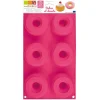 SCRAPCOOKING Moule Silicone 6 Donuts ou Babas Ø7,5 x2,8 cm* Moule Silicone