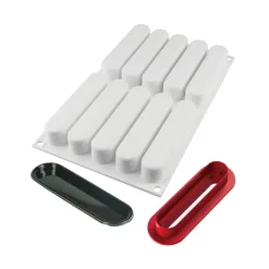 SILIKOMART Moule Silicone 10 Eclairs 13x2,5 cm Professional* Moule Silicone