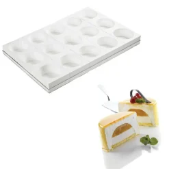 SILIKOMART Moule silicone 15 empreintes rondes Ø100 mm* Moule Silicone