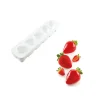 SILIKOMART Moule Silicone 5 Fraises 120 ml Professional* Moule Silicone|Moules À Gâteaux