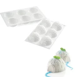 SILIKOMART Moule Silicone 6 Igloos Professional* Moule Silicone|Moules À Gâteaux