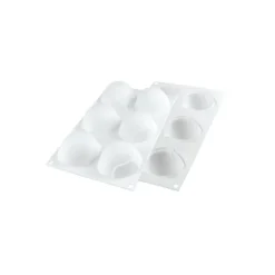 SILIKOMART Moule Silicone 6 Marrons 110ml Professional* Moule Silicone|Moules À Gâteaux