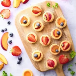 FLEXIPAN DEMARLE Moule Silicone 15 Mini Tartelettes Ø 4,2 cm* Moule Anti-adhésif|Moules À Gâteaux