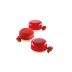 SILIKOMART Moule Silicone 6 Minis Moules à Manqué Ø67 x h27 mm 90ml Professional* Moule Silicone|Moules À Gâteaux