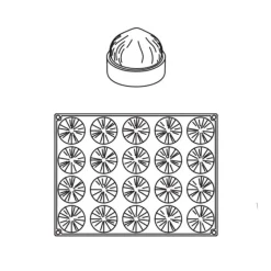 PAVONI Moule Silicone 20 Noisettes 65 ml Cédric Grolet* Moule Silicone|Moules À Gâteaux