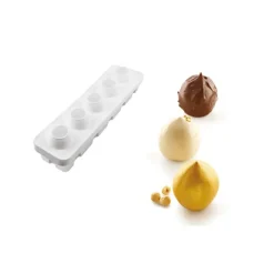 SILIKOMART Moule Silicone 5 Noisettes Ø5,9 x 6,2 cm 125 ml Professional* Moule Silicone|Moules À Gâteaux