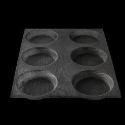 FLEXIPAN DEMARLE Moule Silicone 6 Pains Ronds Ø 10,5 cm* Moule Anti-adhésif|Moule Silicone